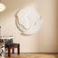 Applique murale à DEL minimaliste Wabi-Sabi, applique murale abstraite texturée blanche, applique à intensité variable pour décoration intérieure contemporaine-742991371-742991365