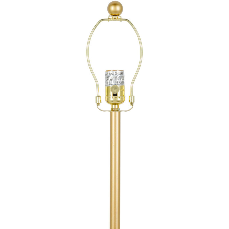 Jemma 59'' Traditional Floor Lamp, Gold, Gold
