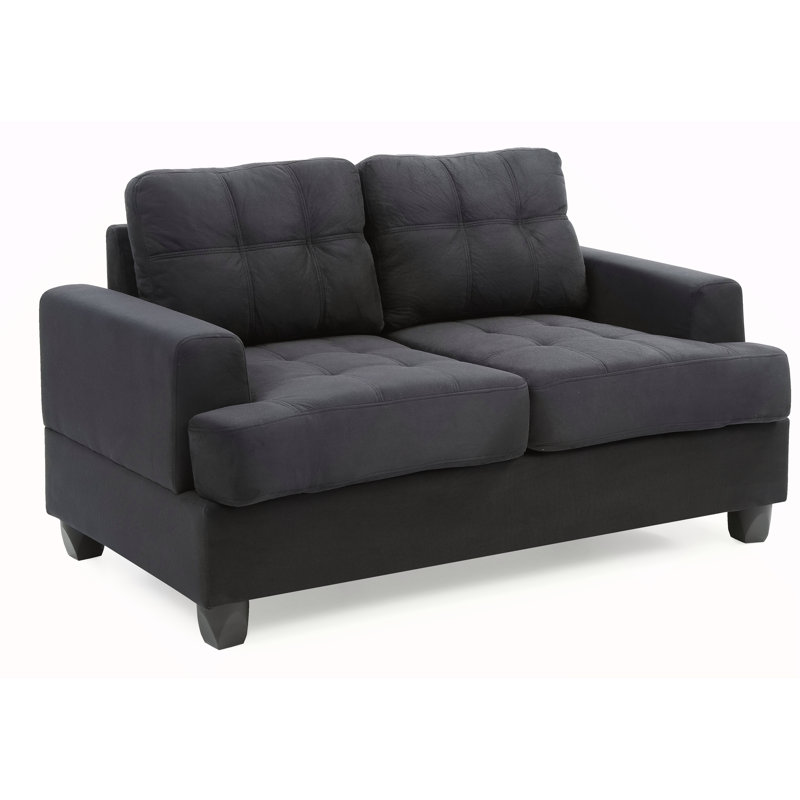 Causeuse Cozy, Noir