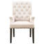 Fauteuil rembourré et capitonné avec Millville-891517921-927037031
