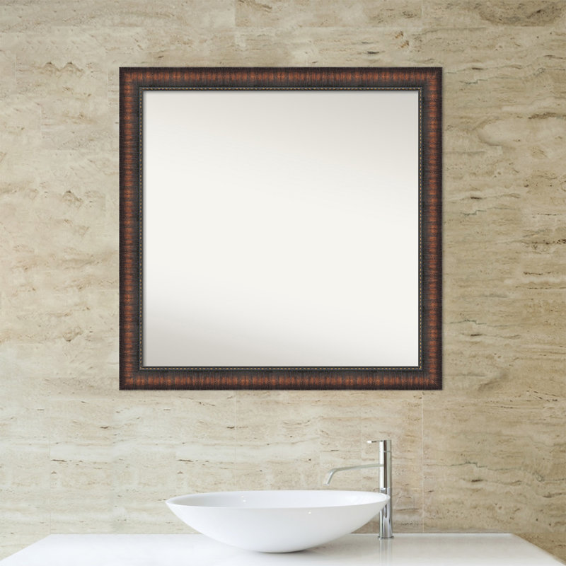 Miroir mural Danina, 30 po x 30 po, Carré