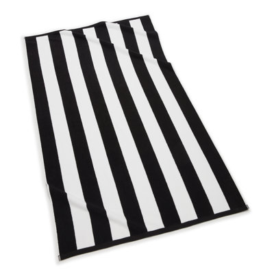 Mendel Striped Cotton Beach Towel