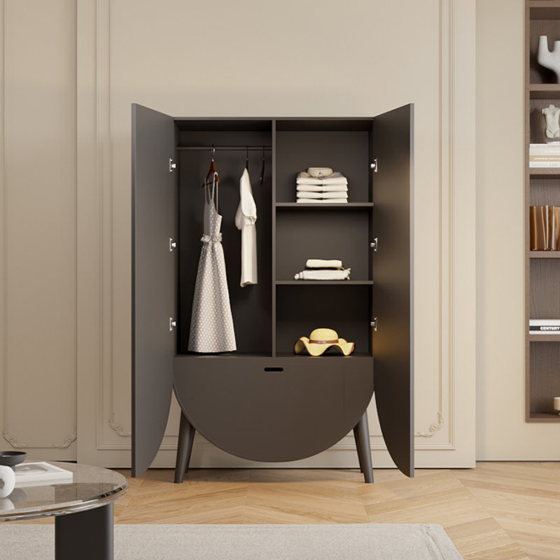 Modern Abstraction Double-Door Wardrobe
