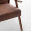 Siège d'appoint de salon, cuir PU, intérieur en microfibre, fauteuil en cuir massif pour la maison, rembourrage, base très confortable-120261251