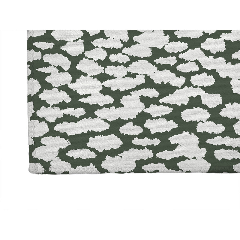 Animal Splat Activity Mat, Rectangle 5' x 7', Chimichurri/Green