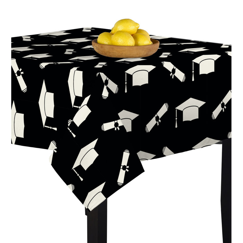Castrovinci Geometric Square Graduation Tablecloth, 60" x 60"