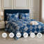 Ensemble de courtepointe 3 pièces Blue Patchwork-1358803394