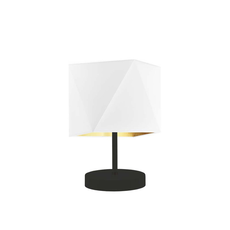 Capressa Metal Desk Lamp, White, Black
