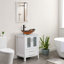 Finition de la base: finition du plateau blanc: meuble-lavabo simple autoportant bleu de 24 po avec comptoir en bois manufacturé-668012413-657482318