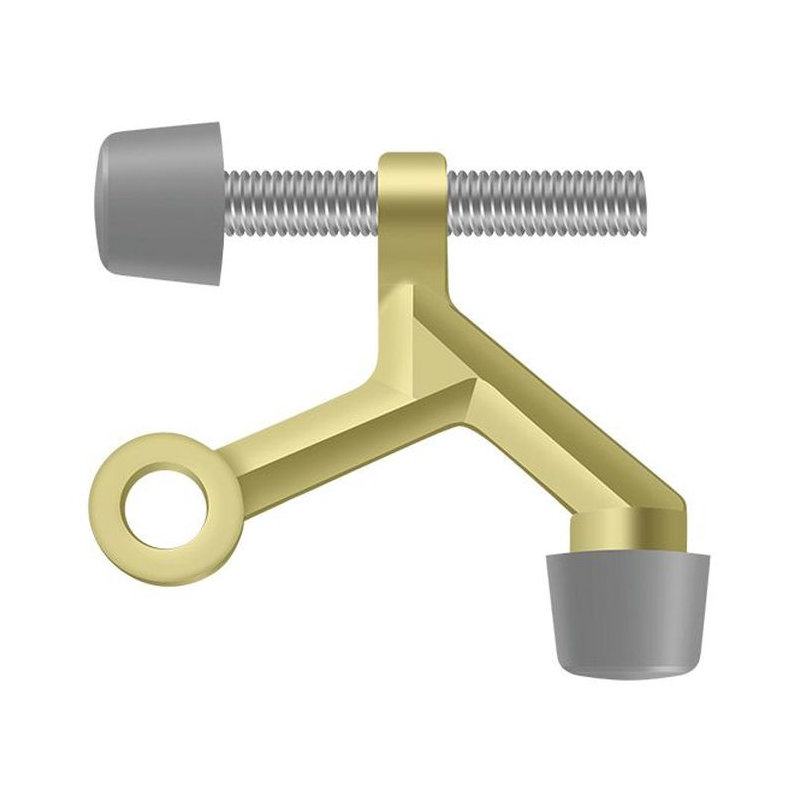 Kick Stop, Polished Brass