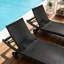 Ensemble de chaises longues de patio en osier-1822763371