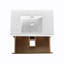Meuble-lavabo autoportant moderne 30 po avec lavabo et double tiroir 30 po-28970364