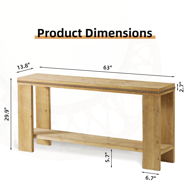 Console 63 pouces Boho