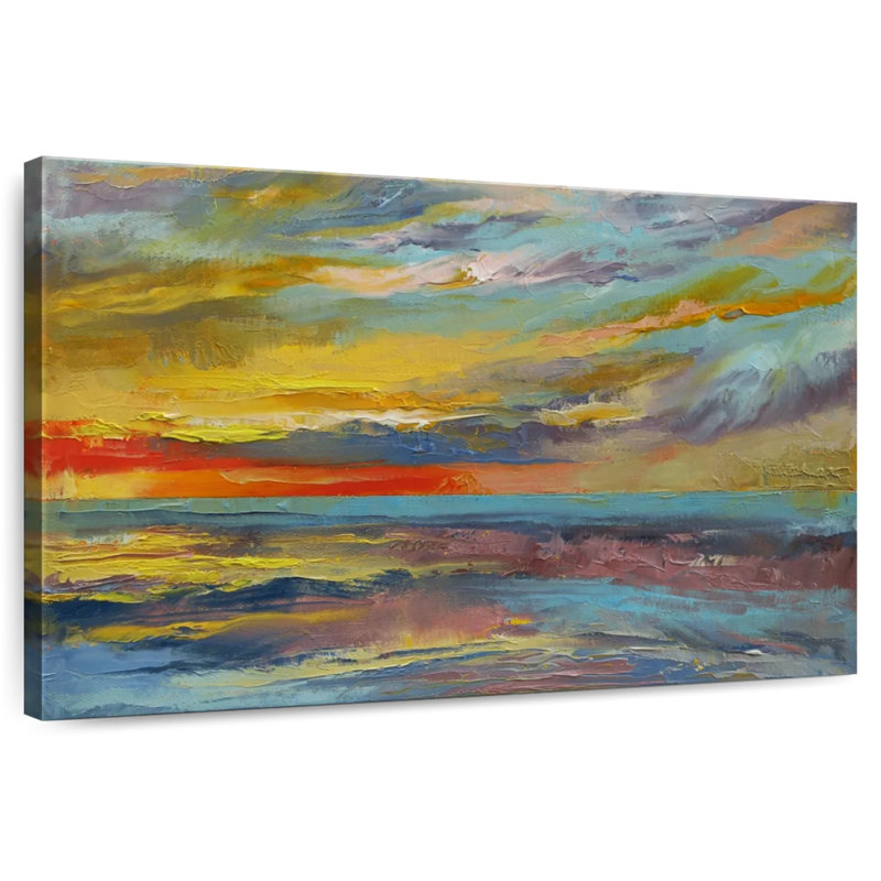 Gillard Abstract Seascape, 34" H x 51" W