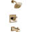 Ashlyn 17 Series Single-Handle Tub and Shower Trim Kit, Shower Faucet with Single-Spray Touch-Clean Shower Head, Champagne Bronze (Valve Not Included)-114297289