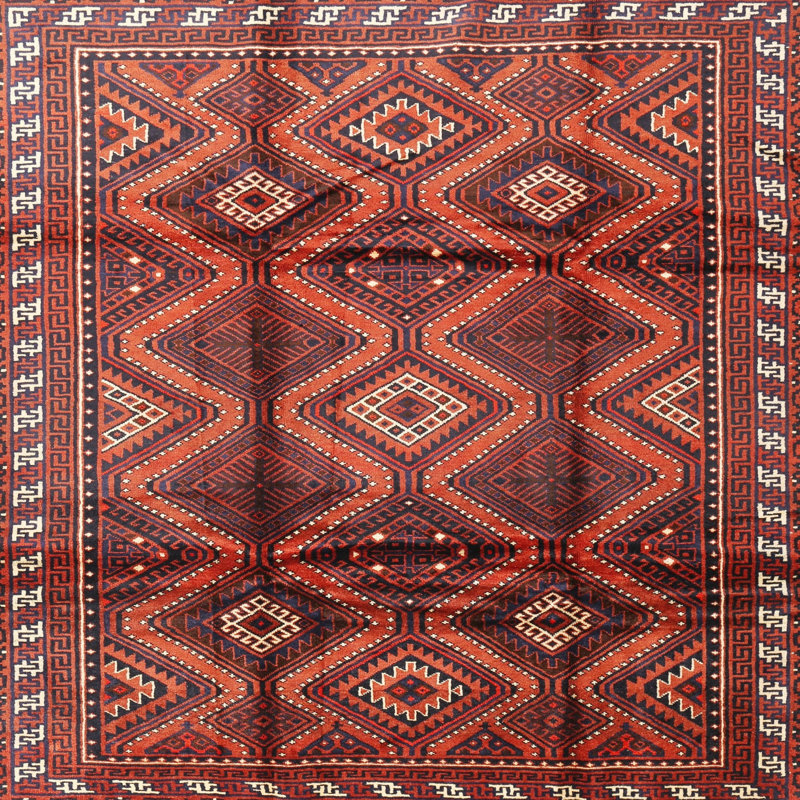 Tapis décoratif brun du Sud-Ouest Zellers, Carré 7 pi
