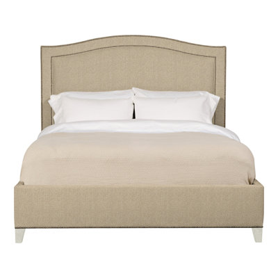 Caroline/Casey Queen Upholstered Low Profile Panel Bed