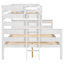 Lit superposé simple au-dessus de grand lit blanc avec cadre en bois robuste pour chambre à coucher au-dessus du lit, option détachable-2121799589