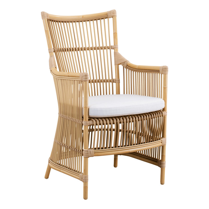 Fauteuil Davinci, Toile blanche, Naturel