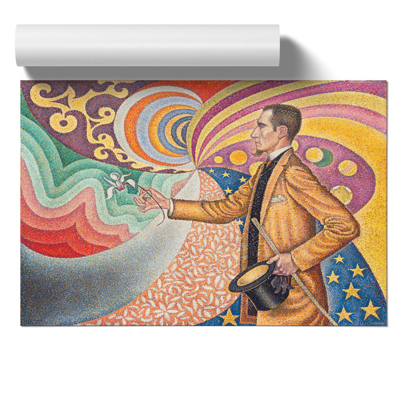 Portrait Of Felix Feneon by Paul Signac - No Frame Print, 42cm H x 59cm W x 0.1cm D