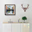City Of Dublin Impressionism - Single Picture Frame Print on Wood-1388792841