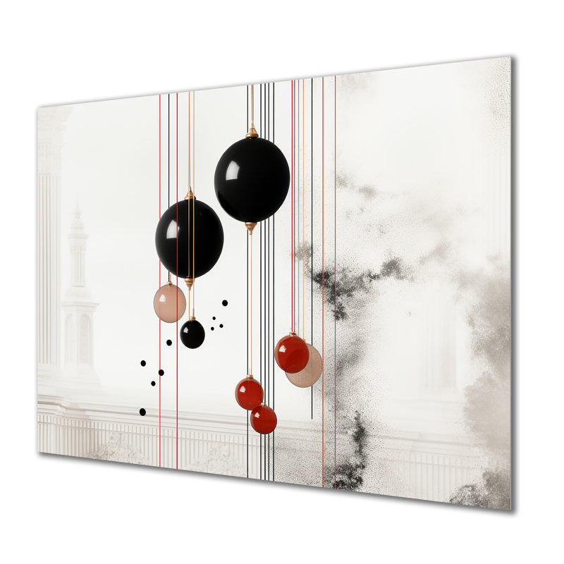 Transcendent Shapes Abstract Collages II - Abstract Collages, art mural en métal MT131746, H 24 po x l 32 po x P 1 po