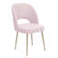 Chaise en velours Rizo Cognac-4605389