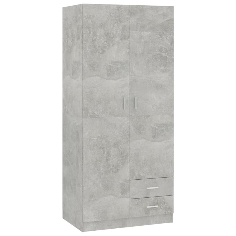 Benedetto 2 Door Manufactured Wood Wardrobe
