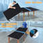 Plateau de table de tennis de table pliable et portatif de taille moyenne 8 pi noir pour jeux d'intérieur-120218675-120218670