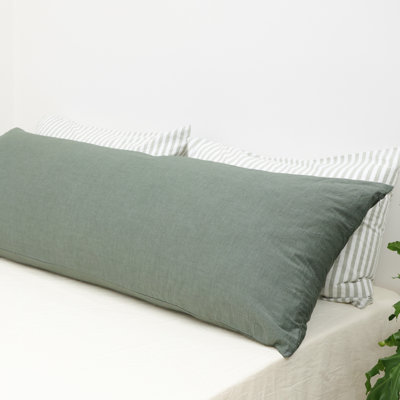 Housse de coussin Moomee 100% coton délavé doux et respirant