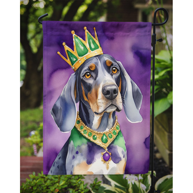 Drapeau Border Terrier King of Mardi Gras House