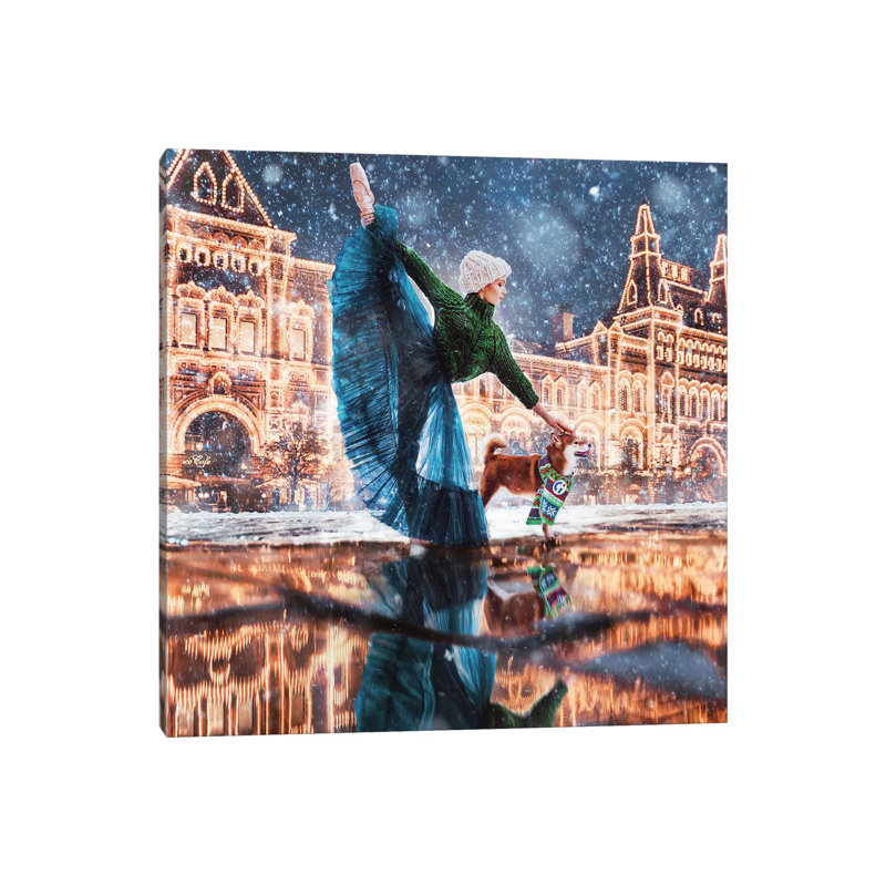 « Moscow Winter » par Hobopeeba-impression, Pas de tapis, Toile tendue, H 26 po x l 26 po x P 1,5 po