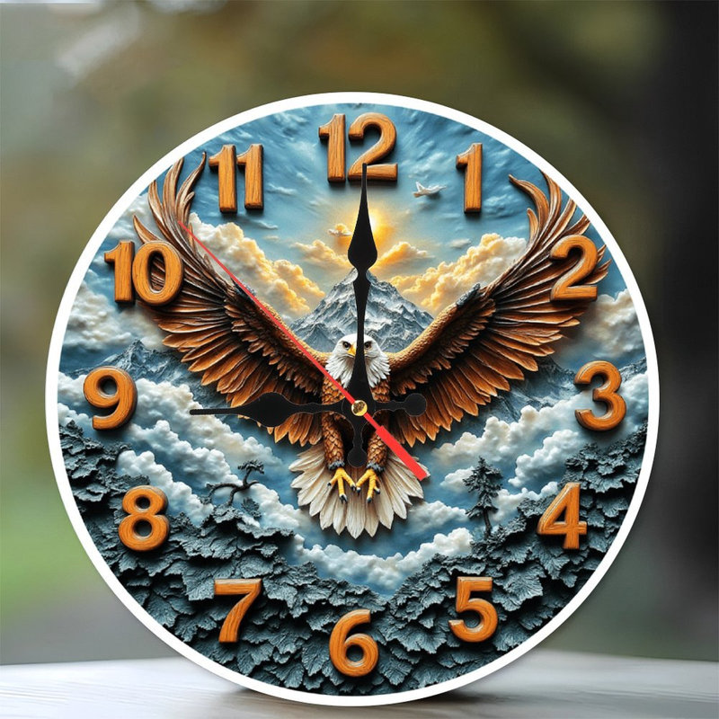 Eagle Mountain Wall Clock