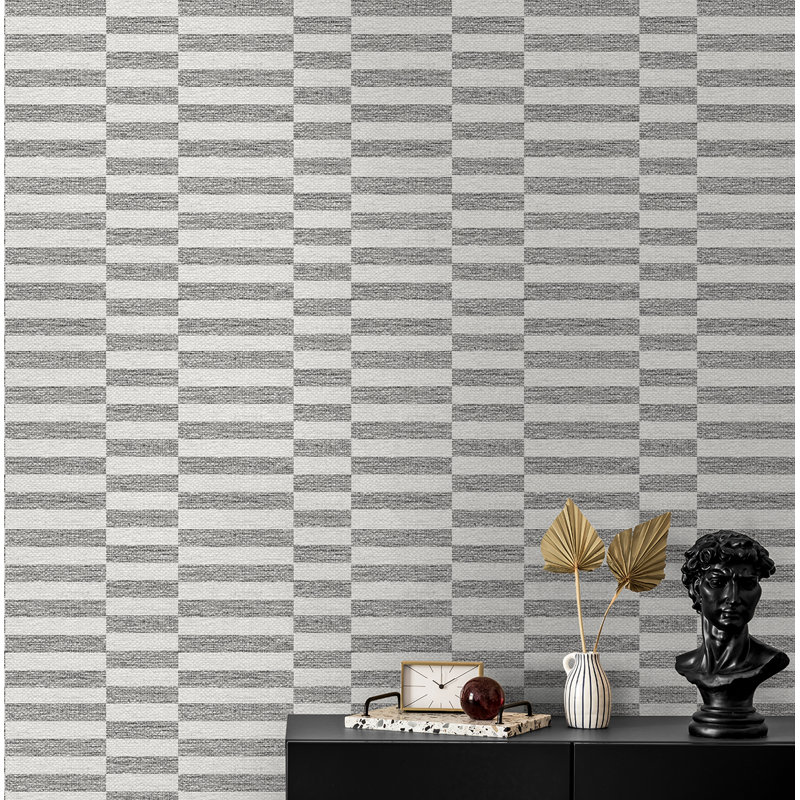 Papier peint adhésif naturel Stacy Garcia Home, Gris