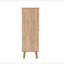 Commode décorative avec 4 armoires et pieds en bois