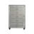Kosta 33" W Vertical Mirrored Exterior 5-Drawer Dresser