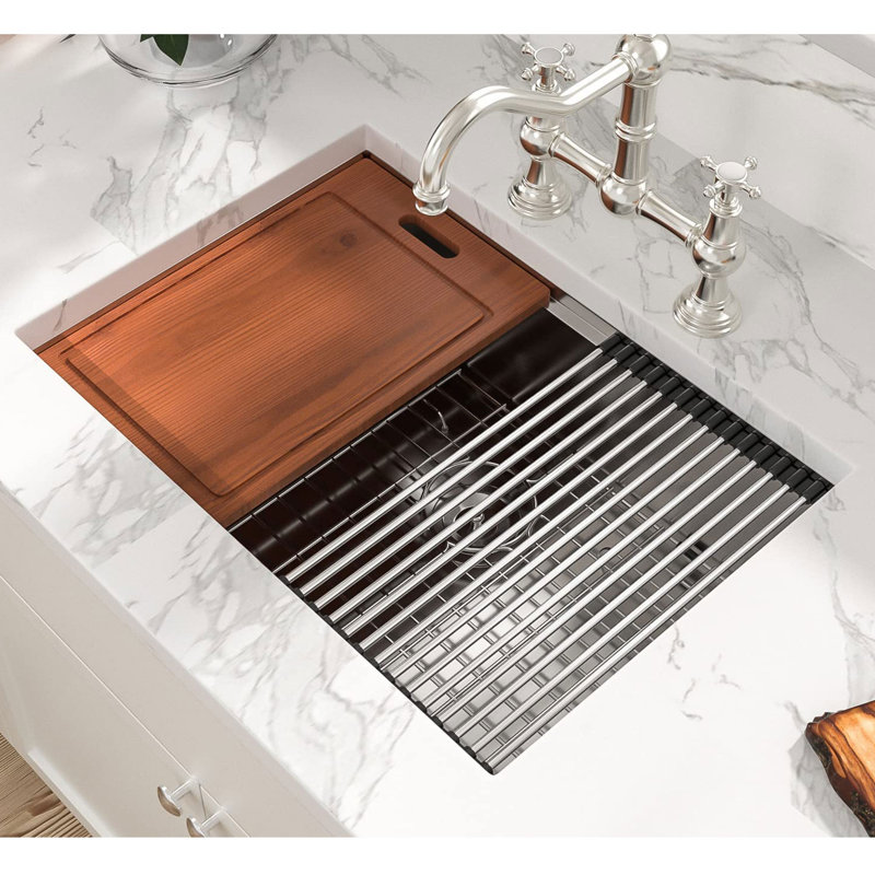28'' L Single Bowl Stainless Steel Kitchen Sink