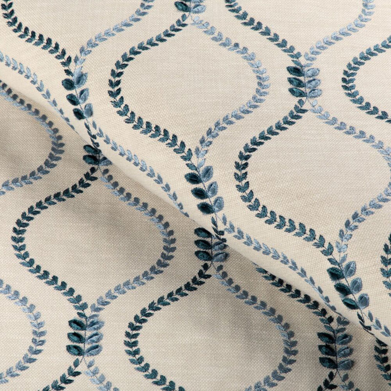 Kravet Basics - 37160-516, Beige/Blue/Indigo