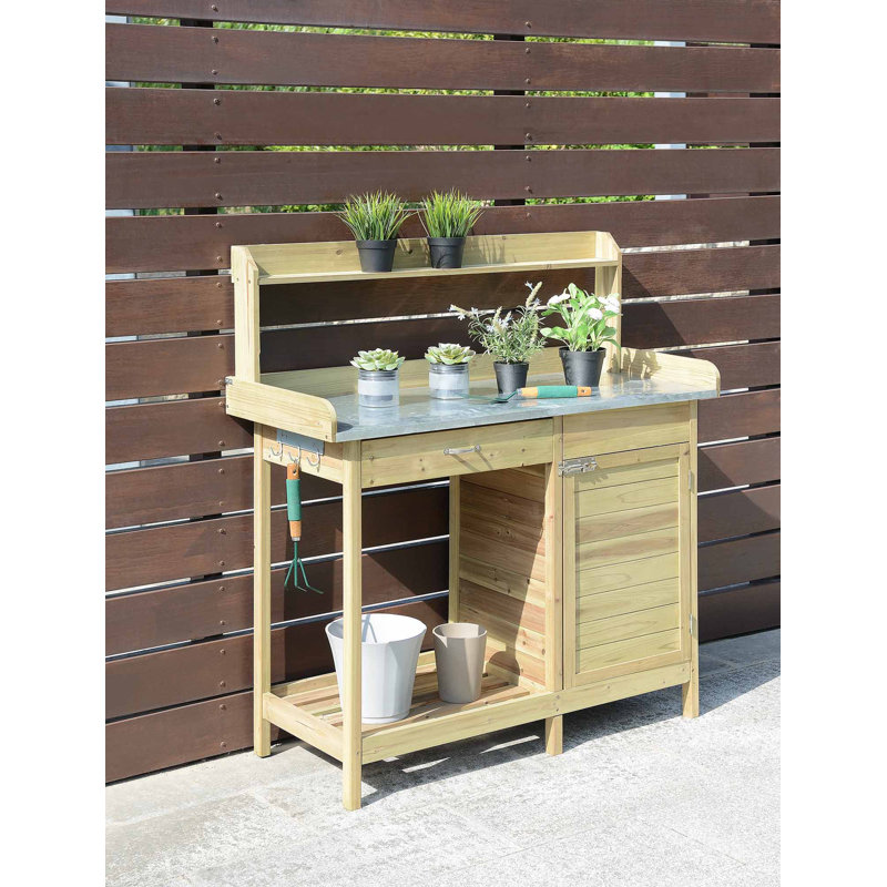 Banc de rempotage Jackson, Sapin naturel