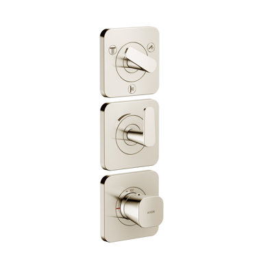 AXOR Citterio C Thermostatic Module Trim 15" X 5" For 3 Functions- Cubic Cut