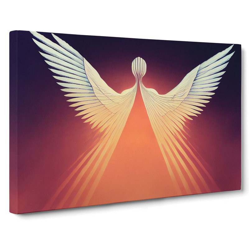 Heavenly Angel Abstract - Wrapped Canvas, 35cm H x 50cm W x 3cm D