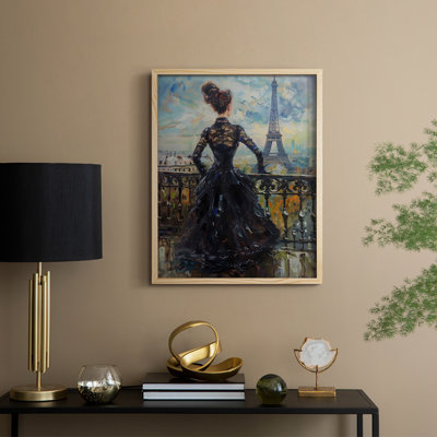 WOMEN Series DCXIV Framed Print - Solid Wood