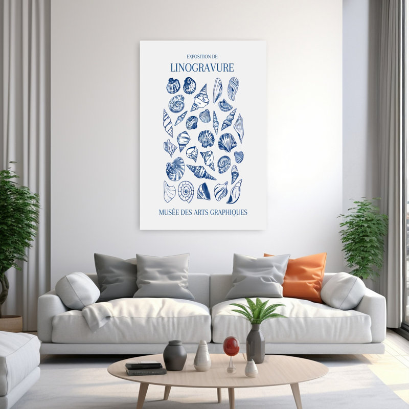 Art contemporain, poisson abstrait, art côtier, H 60 po x l 40 po
