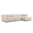 Upholstered L-Shaped Sectional Left Hand Facing-122005658-122005656
