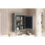 Durable Wall Mounted Bathroom Storage Cabinet With Mirror And Adjustable Shelf, Perfect For Small Space Organization-40738776