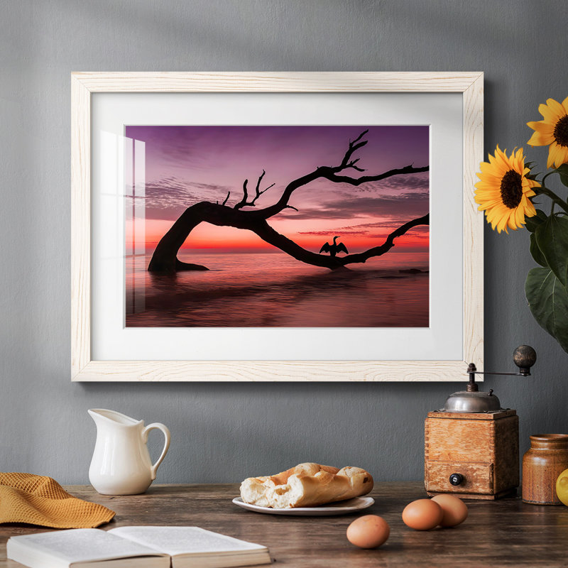Étude de photographie Sunset Beach, Blanc, H 18 po x l 26 po x P 1,5 po