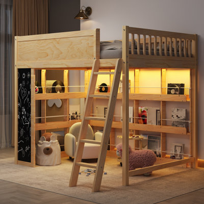 Solid Wood Loft Bed