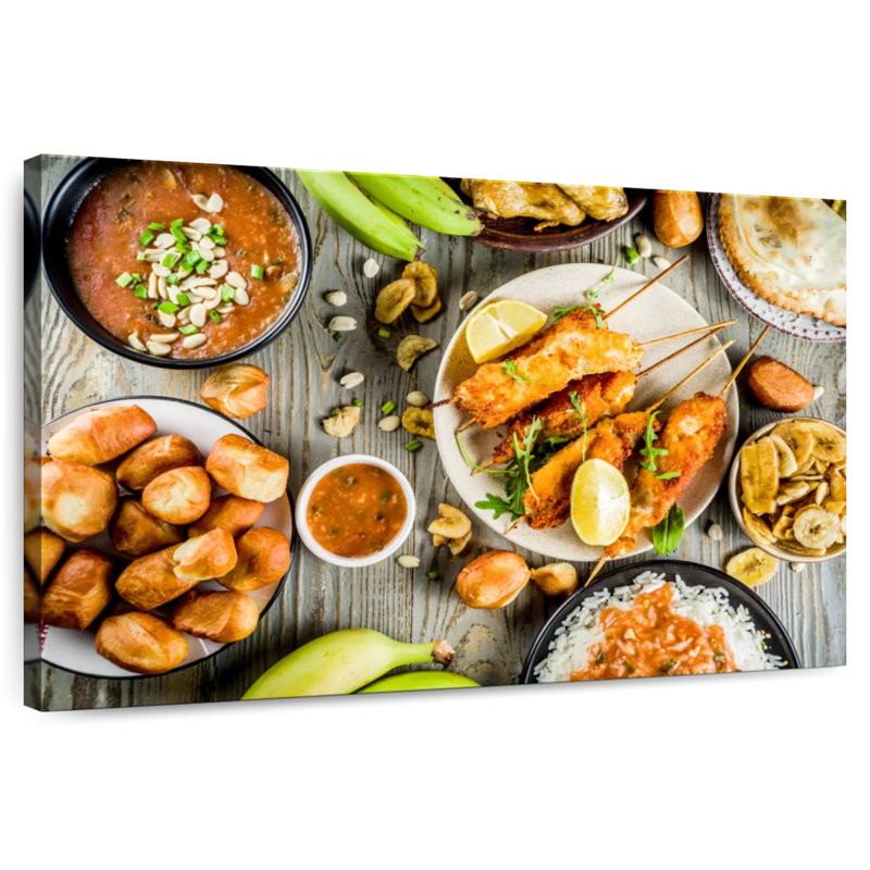 Yarlin West African Meal, H 32 po x l 48 po