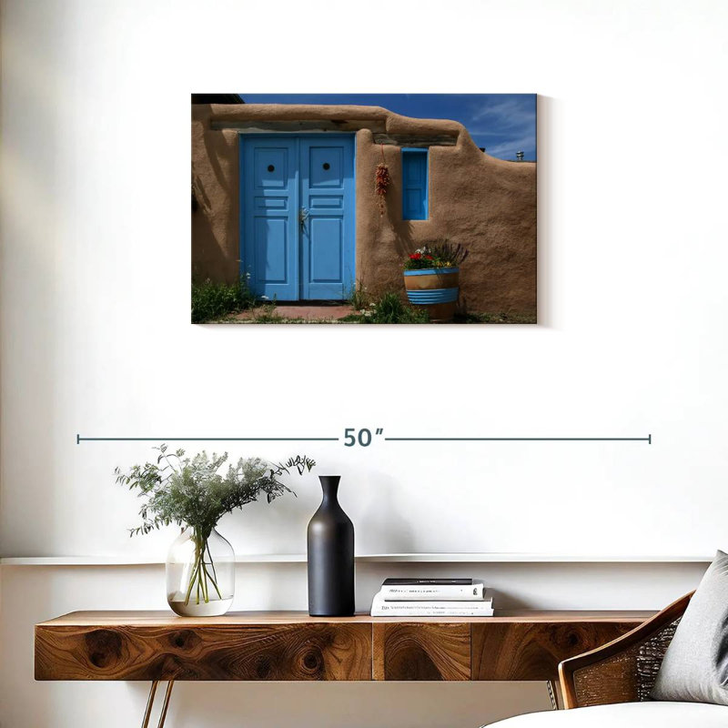 Lilie Blue Taos House, H 20 po x l 30 po