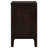 Garrett Cappuccino 2-Drawer Rectangular Nightstand